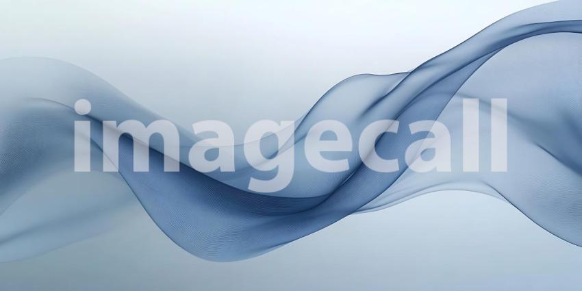 Abstract Blue Wave: Elegant Fabric Texture Background