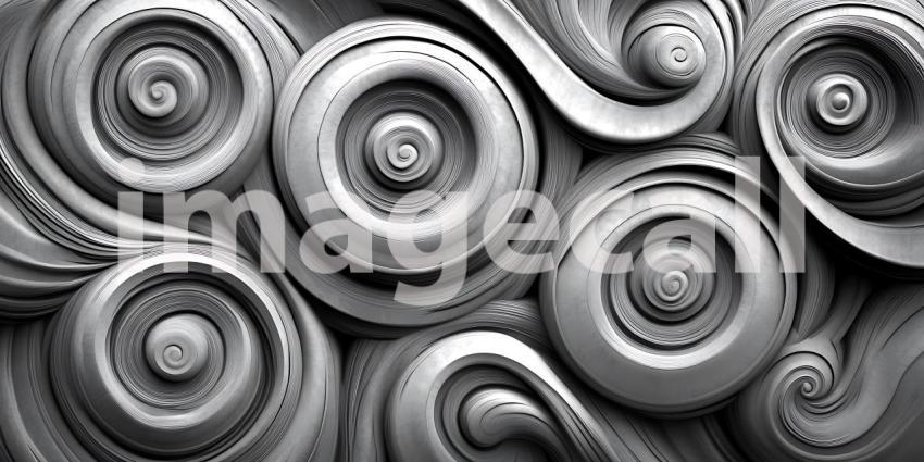 Abstract Gray Swirl Texture:  High-Resolution Background Image