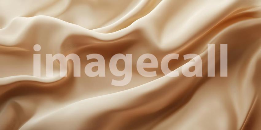 Luxurious Beige Fabric Texture: Elegant Drape Background Image