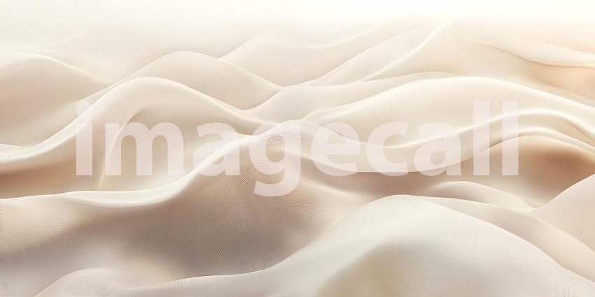 Cream-Colored Fabric with Delicate Lace Texture: High-Resolution
