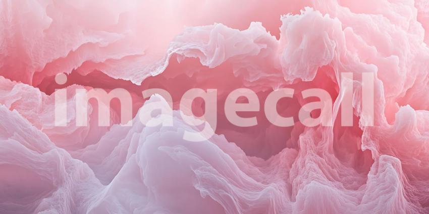 Pink and White Cloud Background: Soft Pastel Sky Texture for Des