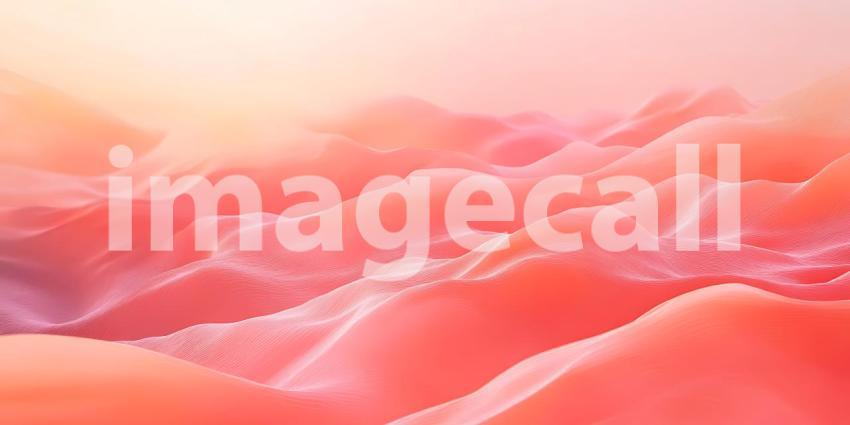 Pink Coral Clouds: Abstract Sky Background Texture