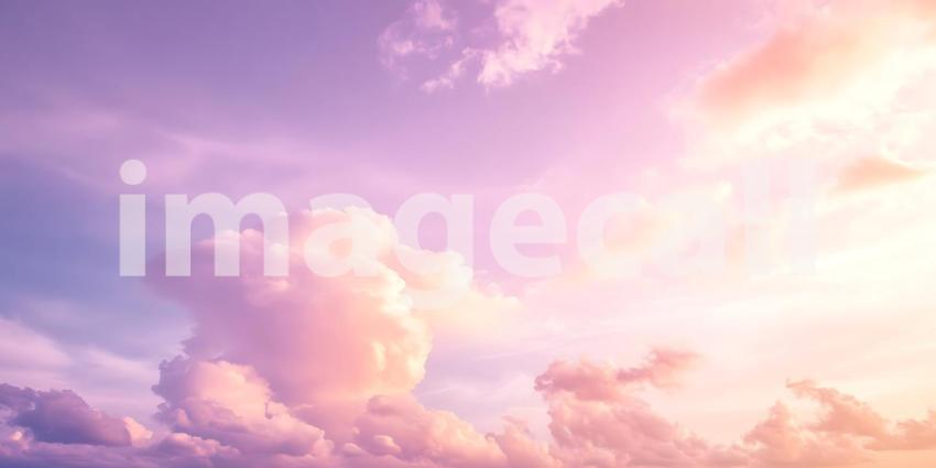 Stunning Pastel Pink and Purple Sky Background Image
