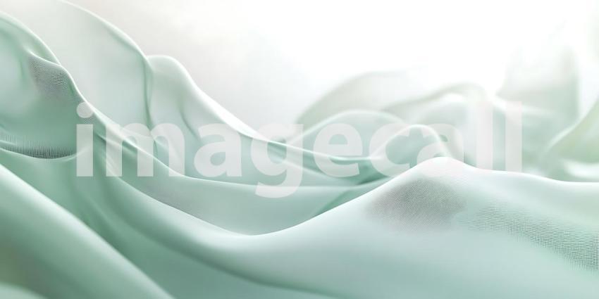Seafoam Green Fabric Texture: High-Resolution Background Image