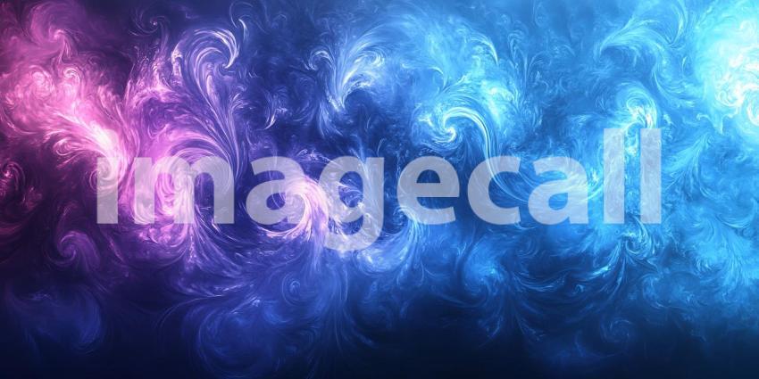 Cosmic Nebula Stunning Purple and Blue Galaxy Background