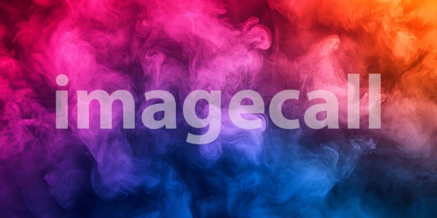 Vibrant Nebula Colorful Smoke Texture Background