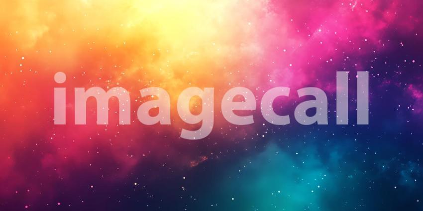 Vibrant Nebula Background Cosmic Colors and Stellar Dust