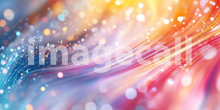 Vibrant Color Swirl Background Abstract Texture with Sparkling L