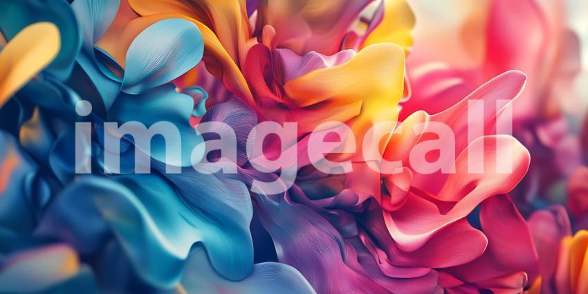 Vibrant Color Swirl Abstract Background Texture