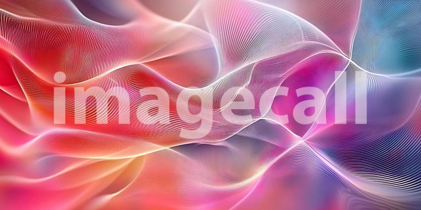 Vibrant Abstract Art Colorful Swirls Glowing Nebula Texture Back