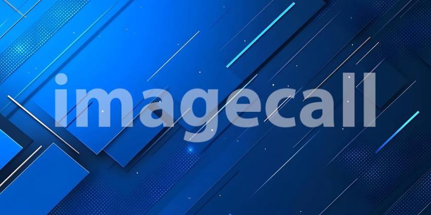 Abstract Blue Geometric Background Digital Art Texture
