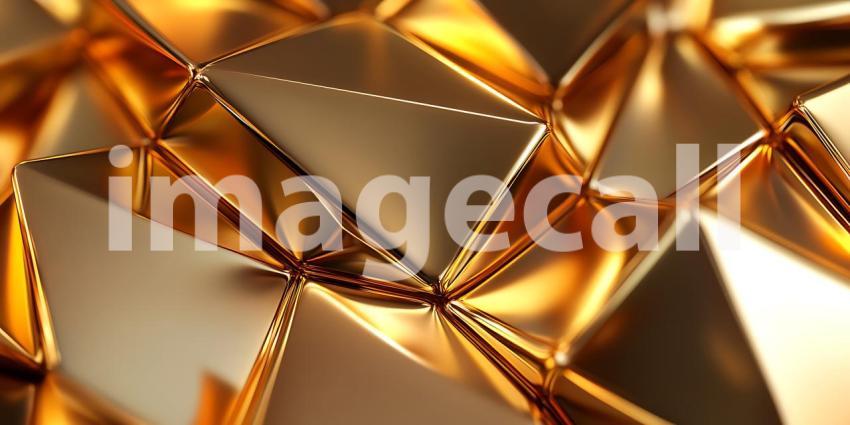 Golden Geometric Abstract Luxurious Texture Background
