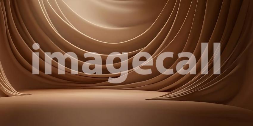Stunning Abstract Background Curved Textured Design in Warm Tone