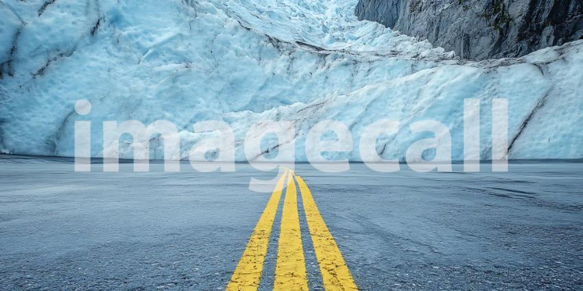 Glacier Road A Journey into Frozen Landscapes