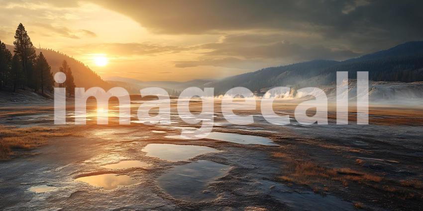 Epic Sunset Landscape Breathtaking Nature Photography