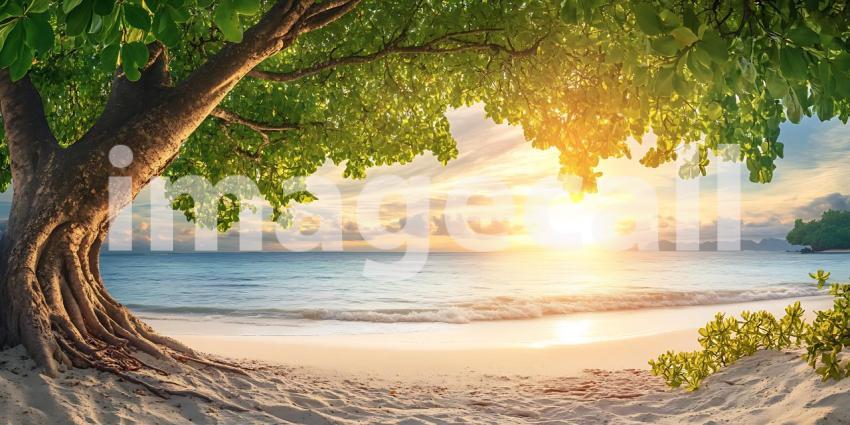 Stunning Tropical Beach Sunset Paradise Found