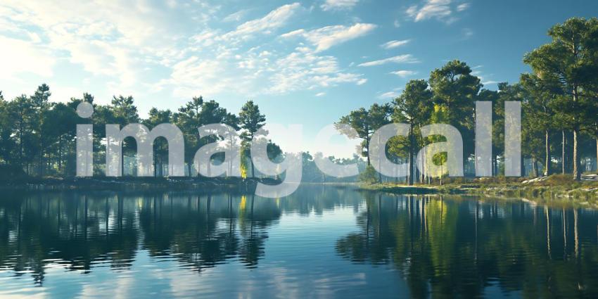 Serene Lake Reflections A Tranquil Nature Scene