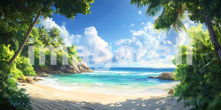 Stunning Tropical Beach Scene Perfect for Vacation Escapes  Trav