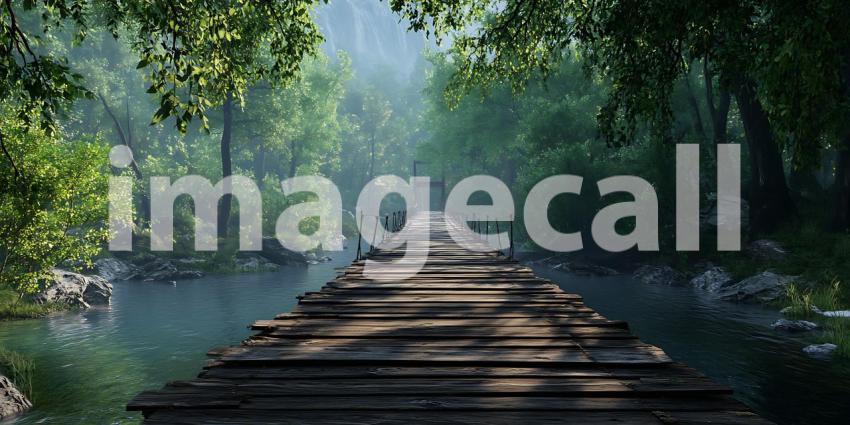 Jungle Pyramid Mysterious Ancient Pathway Through Lush Foliage
