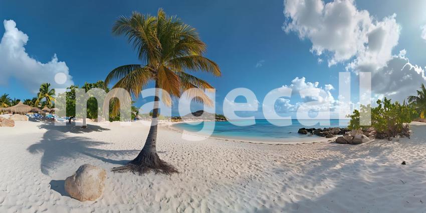 Tropical Beach Paradise Idyllic Island Getaway