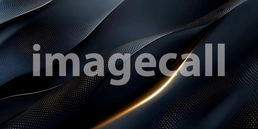 Stunning Dark Abstract Background Elegant Navy Blue  Gold Design
