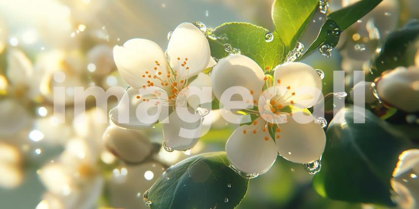 Stunning Blossom Closeup Springtime Floral Beauty