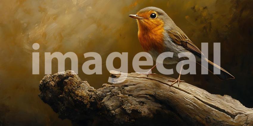 European Robin Bird Majestic Wildlife Photography