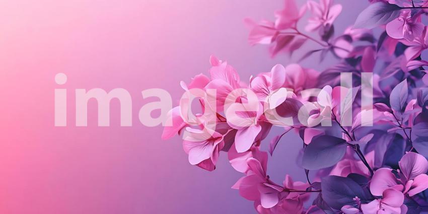 Pink Purple Flower Bouquet Floral Background Textures for Design