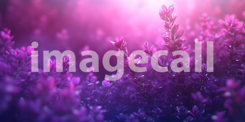 Enchanting Purple Flowers A Dreamlike Floral Background