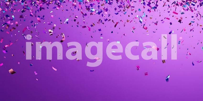 Purple Confetti Background Celebration Texture for Design Projec