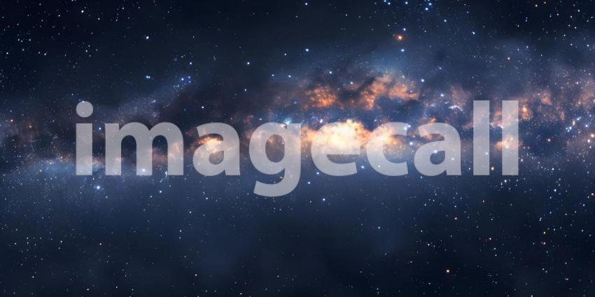 Beautiful galaxy and nebula in the sky background