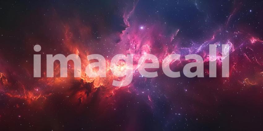 Beautiful galaxy and nebula in the sky background