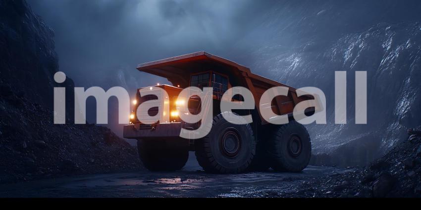 Nightfall Heavy Duty Mining Truck in Blizzard