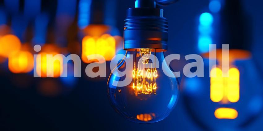 Brilliant Ideas Glowing Lightbulb Closeup Photography