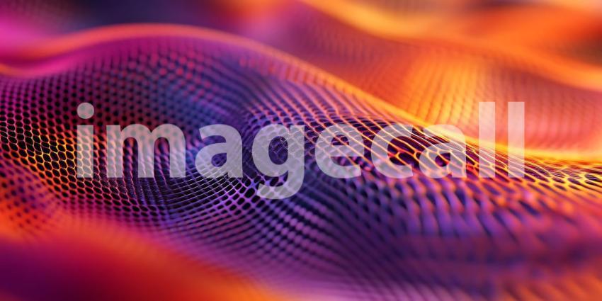 Vibrant Abstract Background Purple Orange  Red Wave Texture