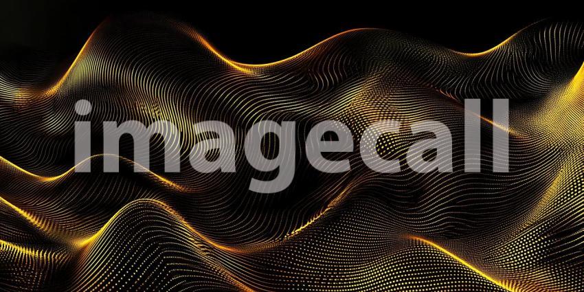 Abstract Gold and Black Texture Background Pattern