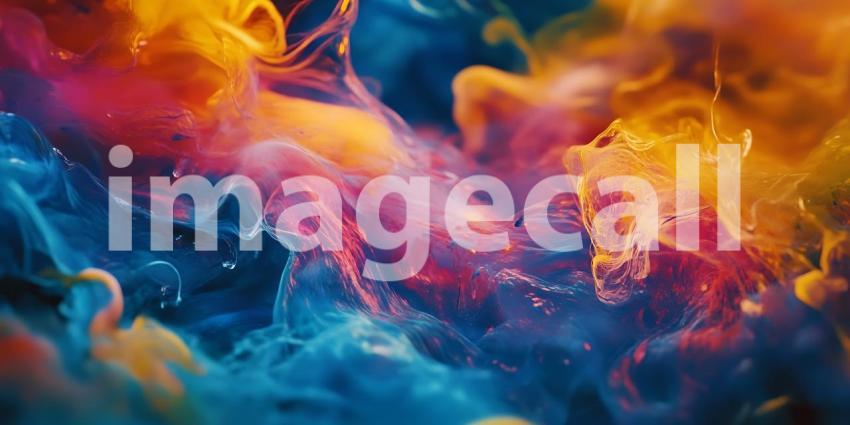 Vibrant Color Explosion Abstract Art Background