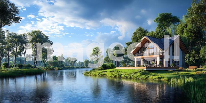 Dream Lakeside Home Serene Riverfront Property