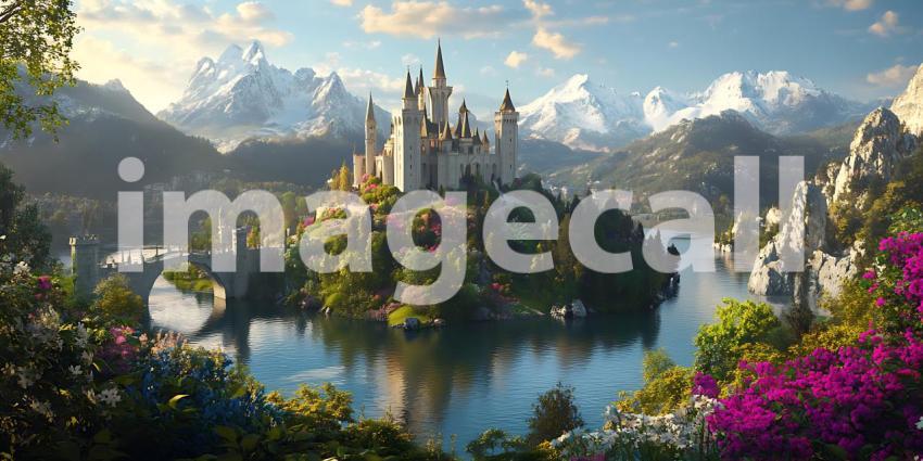 Enchanted Castle A Breathtaking Fantasy Landscape