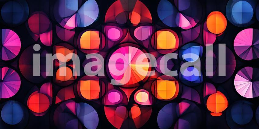 Vibrant Abstract Background Colorful Geometric Pattern for Desig
