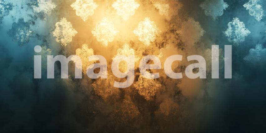 Stunning Abstract Background Warm  Cool Hues