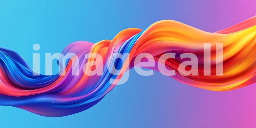 Vibrant Color Swirl Abstract Background