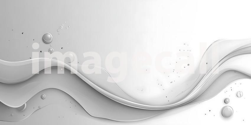 Fluid Flow Abstract Gray Wave Background Texture