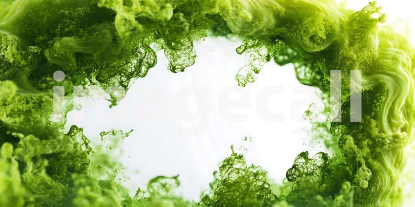 Vibrant Green Abstract Background Perfect for Design Projects
