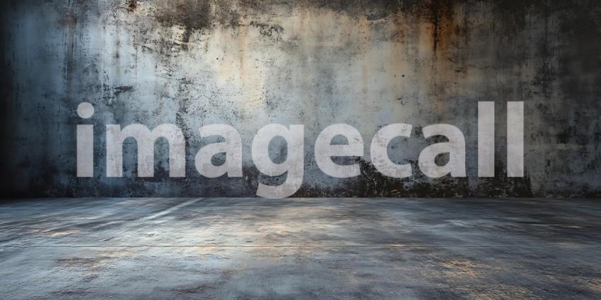 Grungy Concrete Room Industrial Background Texture