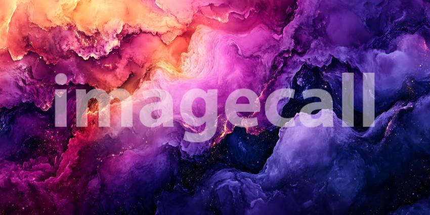 Vibrant Nebula Cosmic Hues Background