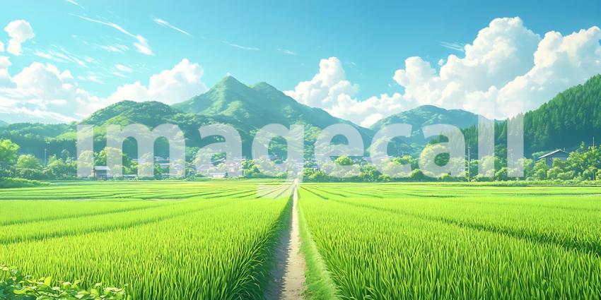 Stunning Green Valley Landscape Breathtaking Nature Photography