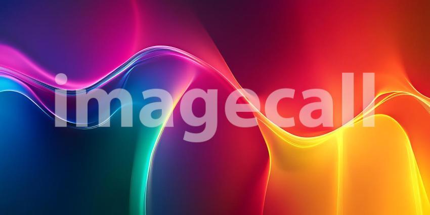 Vibrant Spectrum Abstract Colorful Waves Background