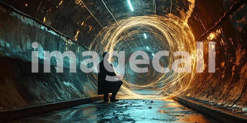 Epic Fantasy Portal Digital Art SciFi Fire and Ice Mystical Real