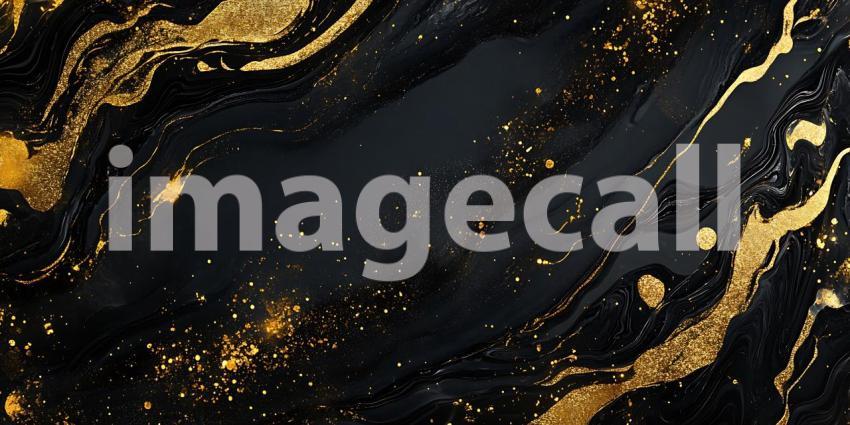 Luxury Black and Gold Marble Texture Elegant Background